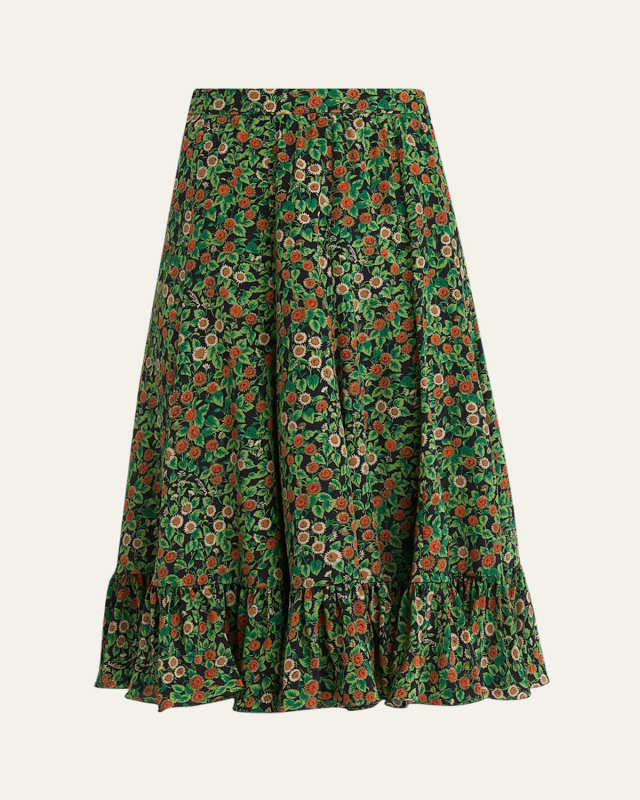 Petales Damour Margherita Ruffle Skirt